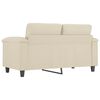 vidaXL 2-seater Sofa Cream