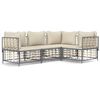 vidaXL Garden Lounge Set Anthracite