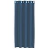 vidaXL Voile Curtains with Grommets 2 pcs Royal Blue