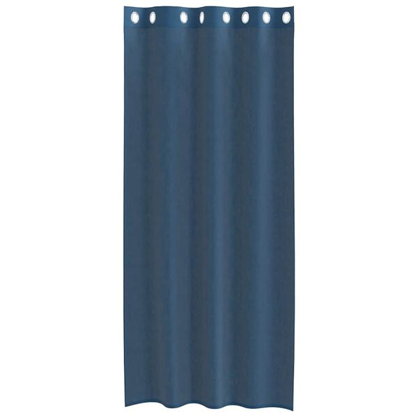 vidaXL Voile Curtains with Grommets 2 pcs Royal Blue