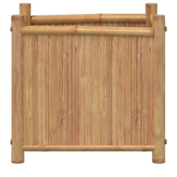 vidaXL Planter Natural Bamboo Bamboo 15.7 in x 15.7 in x 15.7 in