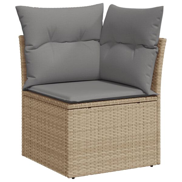 vidaXL Garden Sofa Beige