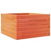 vidaXL Garden Planter Wax brown Solid pinewood Small-sized
