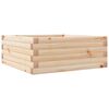 vidaXL Garden Planter Natural Wood Solid Pine Wood Medium