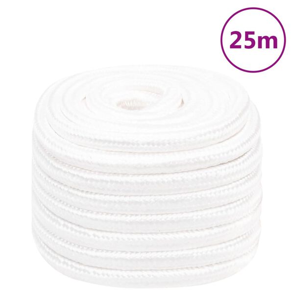vidaXL Boat Rope Full White 0.79 " 82.0 ' Polypropylene