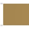 vidaXL Vertical Awning Beige Oxford fabric (100% polyester) Large