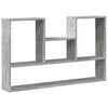 vidaXL Wall Shelf Concrete gray Engineered wood 39.0x5.9x23.6 in