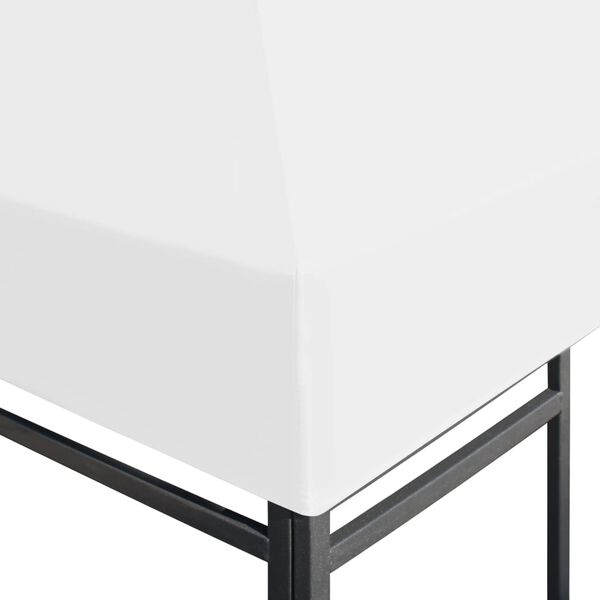 vidaXL Gazebo Top Cover 0.88 oz/ft² 9.8‘x9.8‘ White