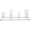 vidaXL Bicycle Stand for 4 Bikes Floor Freestanding Galvanized Steel