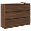vidaXL Sideboard Brown oak Engineered wood 39.4 in wide Sideboard
