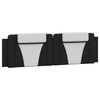vidaXL Headboard Cushion Black and white