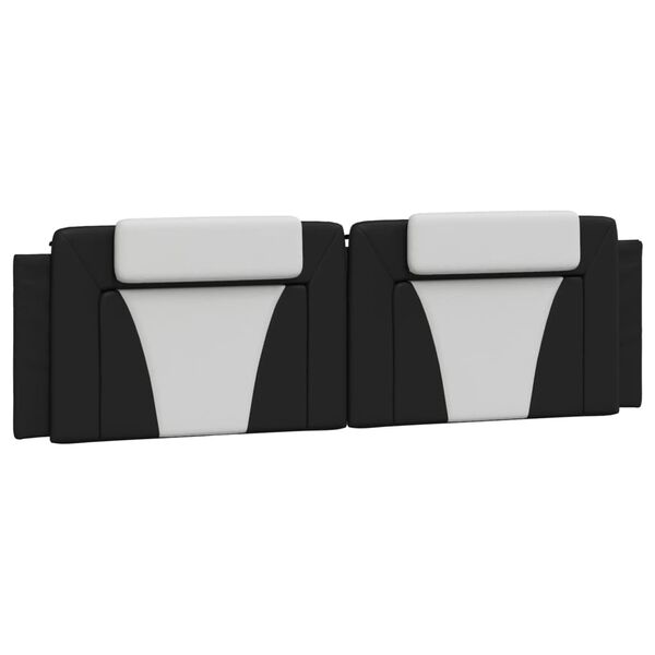 vidaXL Headboard Cushion Black and white
