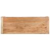 vidaXL Bench Natural Solid Acacia wood Medium Durable Bench