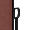 vidaXL Retractable Side Awning Brown