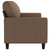 vidaXL 3-seater Sofa Brown 100% polyester, metal, textilene 70.9 in