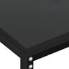 vidaXL Console Table Black Tempered glass 63.0x13.8x29.7in Simple