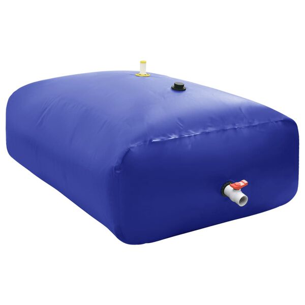 vidaXL Water Tank Blue PVC 78.7 x 59.1 x 27.6 in Collapsible