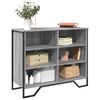 vidaXL Sideboard Grey Sonoma Engineered wood, metal Medium Sideboard