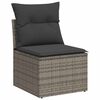 vidaXL Garden Sofa Set Gray, Dark Gray