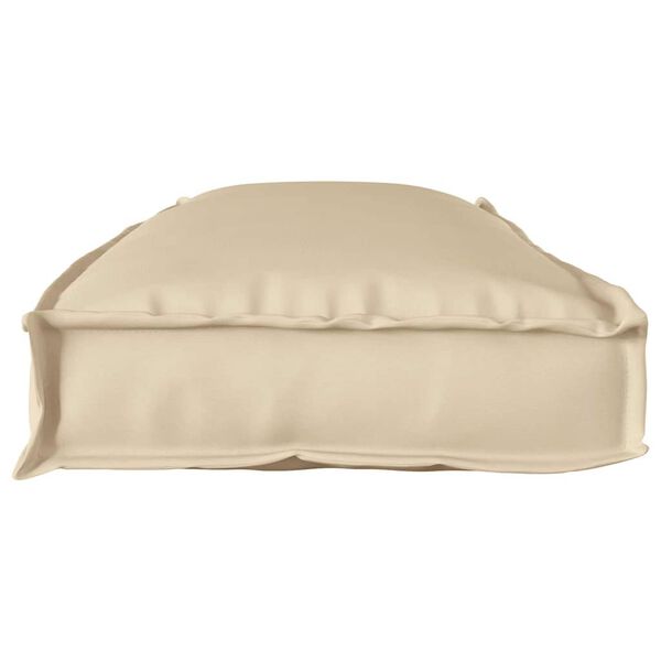 vidaXL Cushion Beige 43.31 x 15.75 x 3.15 in Oxford Fabric