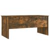 vidaXL Coffee Table Smoked oak Engineered wood Medium Coffee Table