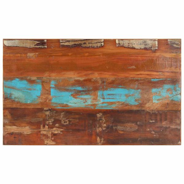 vidaXL Table Top Multicolor Solid reclaimed wood 23.6 x 39.4 in Durable