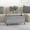 vidaXL Coffee Table Grey sonoma Engineered wood Medium Coffee Table
