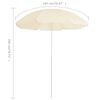 vidaXL Garden Parasol Sand 100% Polyester, Steel 70.9 in diameter