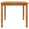 vidaXL Dining Table Teak Solid teak wood Small Durable Dining Table