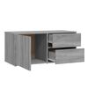 vidaXL TV Cabinet Grey Sonoma Engineered wood 31.5 in TV Cabinet