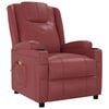 vidaXL Massage Chair Wine Red