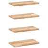 vidaXL Floating Shelves 4 pcs 15.7x7.9x0.8" Untreated Solid Wood Acacia