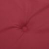 vidaXL Patio Lowback Chair Cushions 6 pcs Wine Red 39.4x19.7x1.2" Oxford Fabric