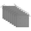 vidaXL Garden Chair Set of 8 Grey