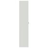 vidaXL File Cabinet Light Grey Powder-coated Steel Extra Wide