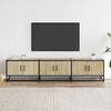 vidaXL TV Cabinet Sonoma oak Engineered wood, metal Large TV Cabinet