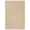 vidaXL Rug Cream 100% Polypropylene 63 x 91 in Rug Rectangular