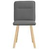 vidaXL Dining Chair Set of 2 Dark Grey
