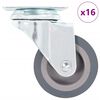 vidaXL 16 pcs Swivel Casters 1.97 " (4x143417)