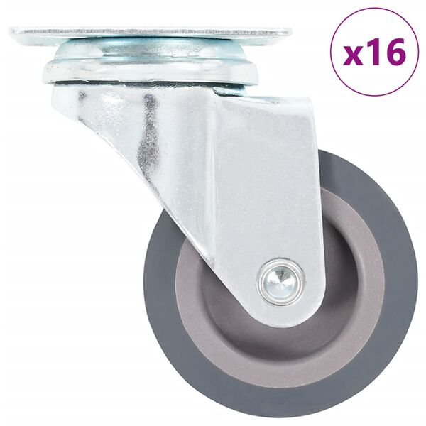 vidaXL 16 pcs Swivel Casters 1.97 " (4x143417)