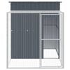 vidaXL Chicken Cage Anthracite Galvanized steel Large Durable