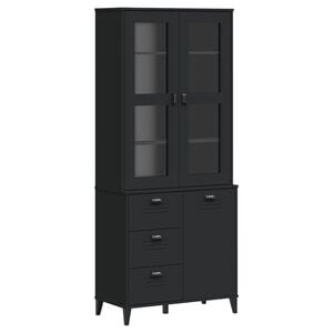 vidaXL Highboard Black