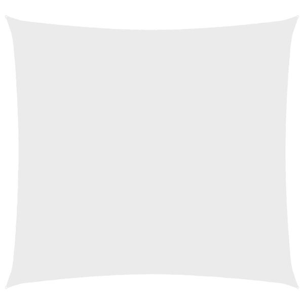 vidaXL Sunshade Sail Oxford Fabric Square 8.2x8.2' White