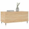 vidaXL Coffee Table Sonoma oak Engineered wood Medium Height-Adjustable