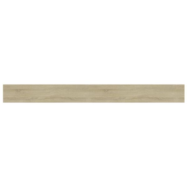 vidaXL Shelf Set of 8 Sonoma oak Engineered wood 39.4 x 3.9 x 0.6 in