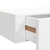 vidaXL Wall-mounted Drawer Shelves 2 pcs White 15.7x9.3x3.9" MDF