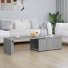 vidaXL Coffee Table Gray Sonoma Engineered Wood Large Swivel