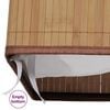vidaXL Bamboo Laundry Bin Rectangular Natural