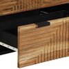 vidaXL Sideboard Set 2 pcs Natural Solid Acacia Wood