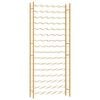 vidaXL Wine Rack for 96 Bottles Gold Metal